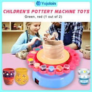 Kids Pottery Wheel Art &amp; Craft Kit AirDry Clay Refill 12 Color Paint Toy Education Activity Children Seni Tembikar Tanah