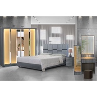 [TSB-BR801]5.5FT & 8FT Bedroom Set / 5.5 Kaki & 8 Kaki Set Bilik Tidur / Queen & King Size Full Set