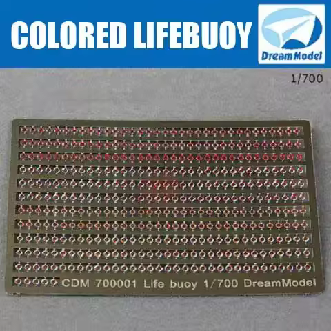 Dream Model CDM700001 color lifebuoy etching sheet 1/700 1/350