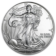 2005 United States Mint ASE American Eagle Liberty 1 oz .999 Silver Coin BU 1oz