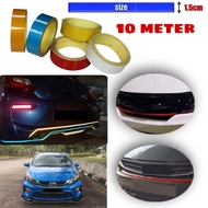 10 METER Sticker LINING CAR STICKER REFLECTOR STIKER LINING KERETA PANTULAN CAHAYA MYVI BEZZA AXIA V