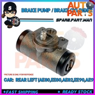 CYLINDER / BRAKE PUMP REAR LEFT AE80,EE80,AE82,EE90,AE90,AE92,AE101,EE111 11/16 A4U