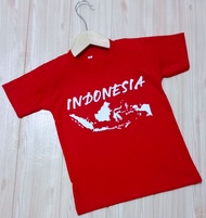 kaos anak/ baju anak kemerdekaan 17 agustus/ kaos anak ditstro kemerdekaan indonesia usia 1-10 tahun