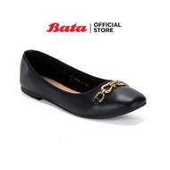 Bata บาจา รองเท้าบัลเล่ต์แฟลต รองเท้าคัทชูแบบหุ้มส้น รองเท้าส้นแบน สำหรับผู้หญิง รุ่น Yemaria สีดำ 5516399