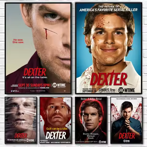 Dexter Morgan TV horror series Poster Wall art print art suitable for living room bedroom bar parlor