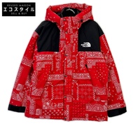北面紅色佩斯利花紋 NJ2DN63B 新款終極羽絨服，2XL 號 [二手]