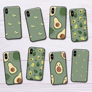 Casing Black Soft Case Samsung Galaxy S20 Plus S20 Ultra S20 S7 Edge Samsung S10 Plus S8 S9 Plus Fruit Avocado Phone Cases