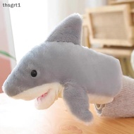 [TG1] 22cm Cute Little Shark Hand Puppet Plush Toy for Kids Birthday Gift [TH]
