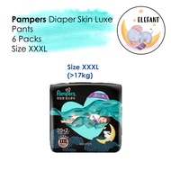 [1 Carton] Pampers Diaper Skin Luxe Pants Size XXXL