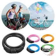 JONY Bike Lock Cycle Security Bike Accessories Resettable Padlock