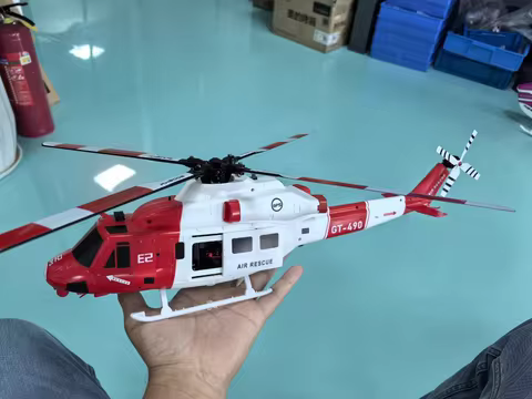 2025 New Goosky Remote-Controlled Helicopter E2 Gps Intelligent Drone Like Real Machine Uh-1y Model 