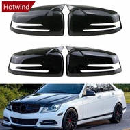 HOTWIND 1Pair Side Mirror Cap Replace Rearview Covers For Mercedes Benz W176 W246 W212 W204 C117 X15