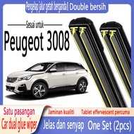 Peugeot 3008 Dedicated Wiper Peugeot 3008 (2017-2021) Double Rubber Strip Wiper 2009-2016 T8 Cartila