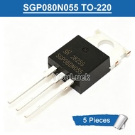 5pcs SGP080N055 TO-220 80V/120A N-Channel MOSFET Transistor New Original