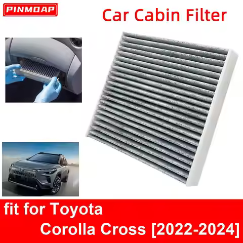 Car Cabin Air Filter for Toyota Corolla Cross 2022-2024 Auto Filters Carbon Fiber 2022 2023 2024