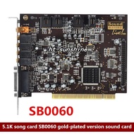☍Original disassemble, 5.1K song card SB0060 gold-plated version sound card,100% working good ☑x