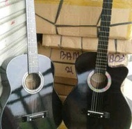 Gitar akustik Yamaha free softcase, buku chord
