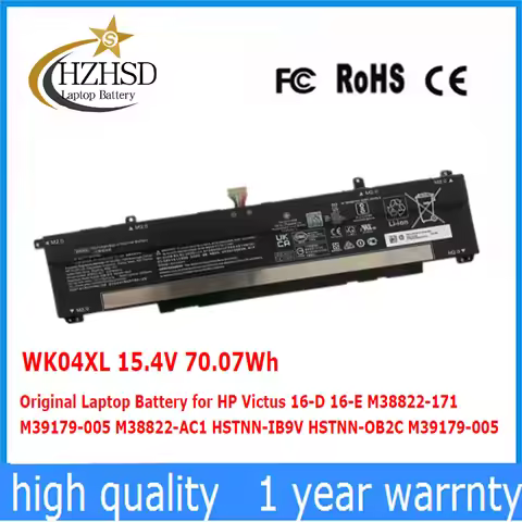 WK04XL 15.4V 70.07Wh Original Laptop Battery for HP Victus 16-D 16-E M38822-171 M39179-005 M38822-AC