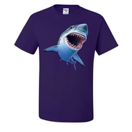 Shark Bite Swimming Animal Lover Mens T-Shirts