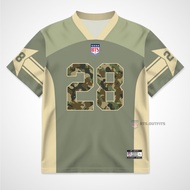 (Ready Stock) HIJAU Streetwear 28 Oversize Leisure College Student Jerseys, Polyester Breathable Jer