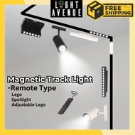 Magnetic Track Light System 2.4G TM Remote - Spotlight / Lego / Diffuser / Adjustable Lego