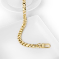 High-End Korean Flat Chain Bag Chain Bag Strap Bag Chain Accessories Metal Bag Chain Bag Strap Metal