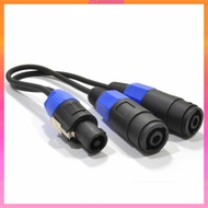 [Kloware2] 0.3m PA Splitter Male to Dual Female Speakers Cable Cord PA DJ Adaptor