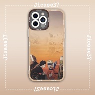 Square Edge iPhone Case Samsung Xiaomi Oppo Anime Naruto character Kazekage Second Gaara x Naruto