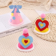 Love Heart Birthday Crown Happy Birthday Party Hat for Kids Boy Girl 1st Birthday Decorations Gift