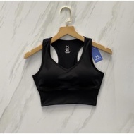 Bộ bra tập gym yoga earobic cổ tim bo xiết eo kết hợp quần đùi 2 lớp cho nữ EoSport - Đồ tập gym yog