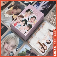 LINXX 50Pcs/Box GIDLE Lomo Cards Holographic Photocard Set Collectible Kpop Merch Postcards Fan Coll
