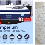 PTR New Comfy Plush Top Central Imperium kasur Pocket Spring Bed 40 cm