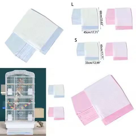 QX2E Super Absorbent Pet Diaper Sugar Glider Training Pee Pads Disposable Nappy Mat