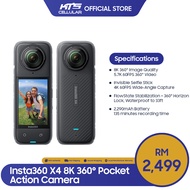 Insta360 X4 8K 360° Pocket Action Camera - Original 1 Year Warranty By Insta360 Malaysia