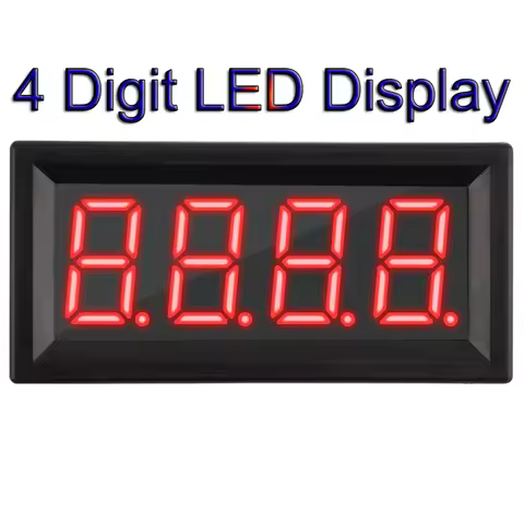 4 Digit 7 Segment LED Display Module RS485 0.56 LED Display ASCII Modbus Display Panel PLC Communica