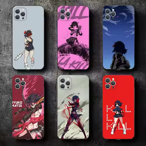 COOL K-Kill La Kill Phone Case For iPhone 16,15,14,13,12,11,Plus,Pro Max,XS,X,XR,SE,Mini,8,7 Soft Si