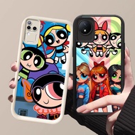 HW-34 The Powerpuff Girls Shockproof Silicone Casing for VIVO Y02 T4 Y29 Y02a V30E V30 V50 Y02t Pro 