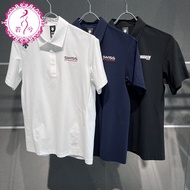 in stock Descente DESCENTE POLO Men Men's Running Sports Short-Sleeved POLO Shirt 0329