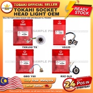 TX150/ TXR VS125 GBO/ Y80 RXZ OLD TOKAHI SOCKET HEAD LIGHT/ LAMPU DEPAN
