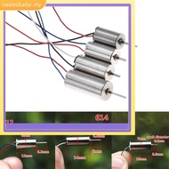 <SWEETBB>DC3.7V 40000-50000rpm 612 614 716 Hollow Cup Motor Coreless Motor for RC HM