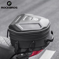 ROCKBROS Motorcycle Bag Waterproof 20-35L Extensible Storage Reflective Saddle Bag Motorbike Hard Shell Rider Backpack Free Cover