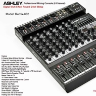Diskon Mixer Ashley 8 Channel Remix802 Original