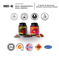 HII-K HIIPURE  1kg Protein Powder 28serving |  Whey & Isolated Soy Protein | No Added Sugar