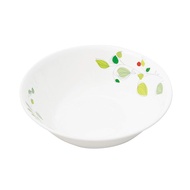 Corelle plate, diameter 21.5 cm x height 6 cm, unbreakable, lightweight, Green Breeze large bowl, J4