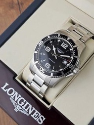 浪琴康卡斯潛水系列石英表男