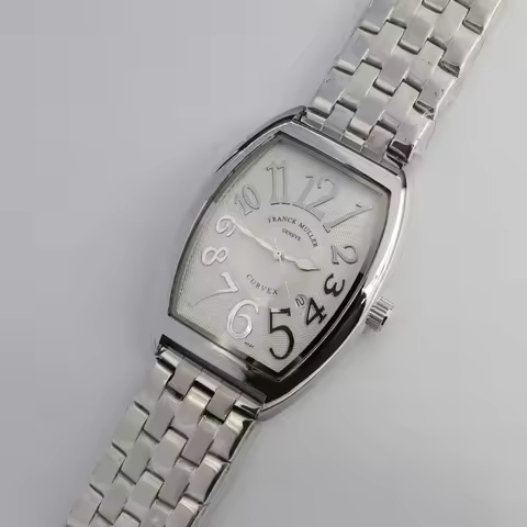 AAA TOP Steel FRANCK MULLER Brand Geneva Watches For Mens Top High Quality Multifunction WristWatch 