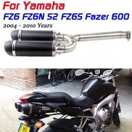 [Promotion] Motorcycle Modified Exhaust Pipe Suitable for FZ-6N FZ-6S FZ6 FZ6S FZ6N
