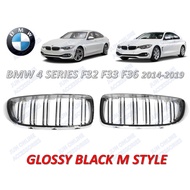BMW F32 F33 F36 Front Grille Grossly black Kidney Grilles Bumper M Grill For BMW 4 series