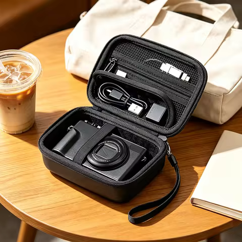 Hard Shell Digital Camera Protective Case Compatible with G7X Mark III Mark II, Cybershot, SX740, GR