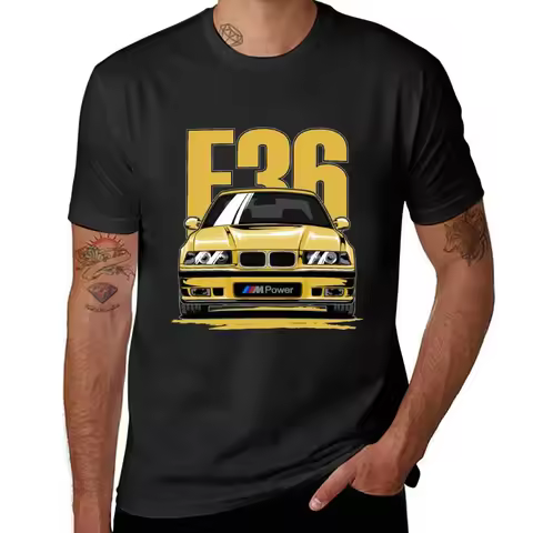 Yellow M3 E36 Coupe T-Shirt Aesthetic clothing aesthetic clothes designer shirts cute clothes t shir
